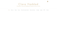 Desktop Screenshot of clarahaddad.com